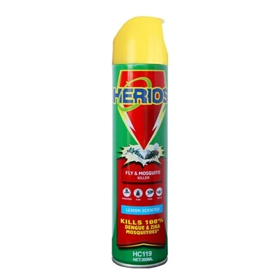 HERIOS 300 Ml Indoor Pest Control Spray For Home And Kitchen Fly Ant Spider Roach Flea Bug Killer And Insect Repellent