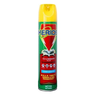HERIOS 300 Ml Indoor Pest Control Spray For Home And Kitchen Fly Ant Spider Roach Flea Bug Killer And Insect Repellent