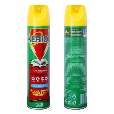 HERIOS 300 Ml Indoor Pest Control Spray For Home And Kitchen Fly Ant Spider Roach Flea Bug Killer And Insect Repellent